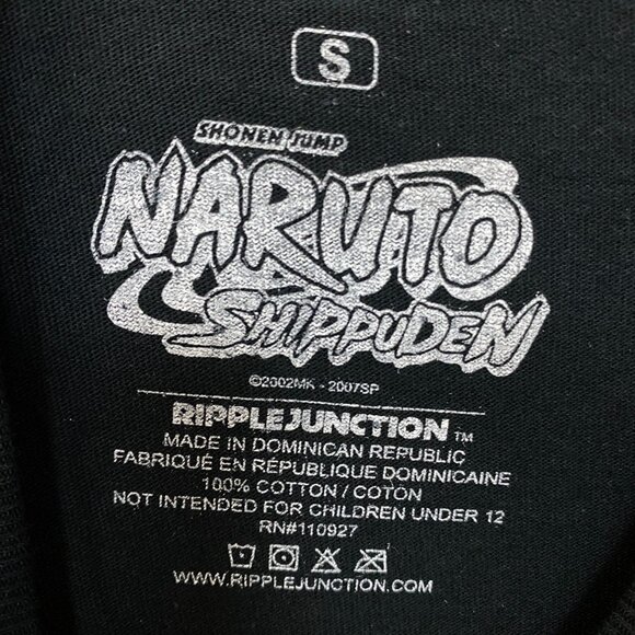 Naruto Shippuden ANBU Black Ops Kakashi Hokages Anime T-shirt Small - Picture 4 of 4
